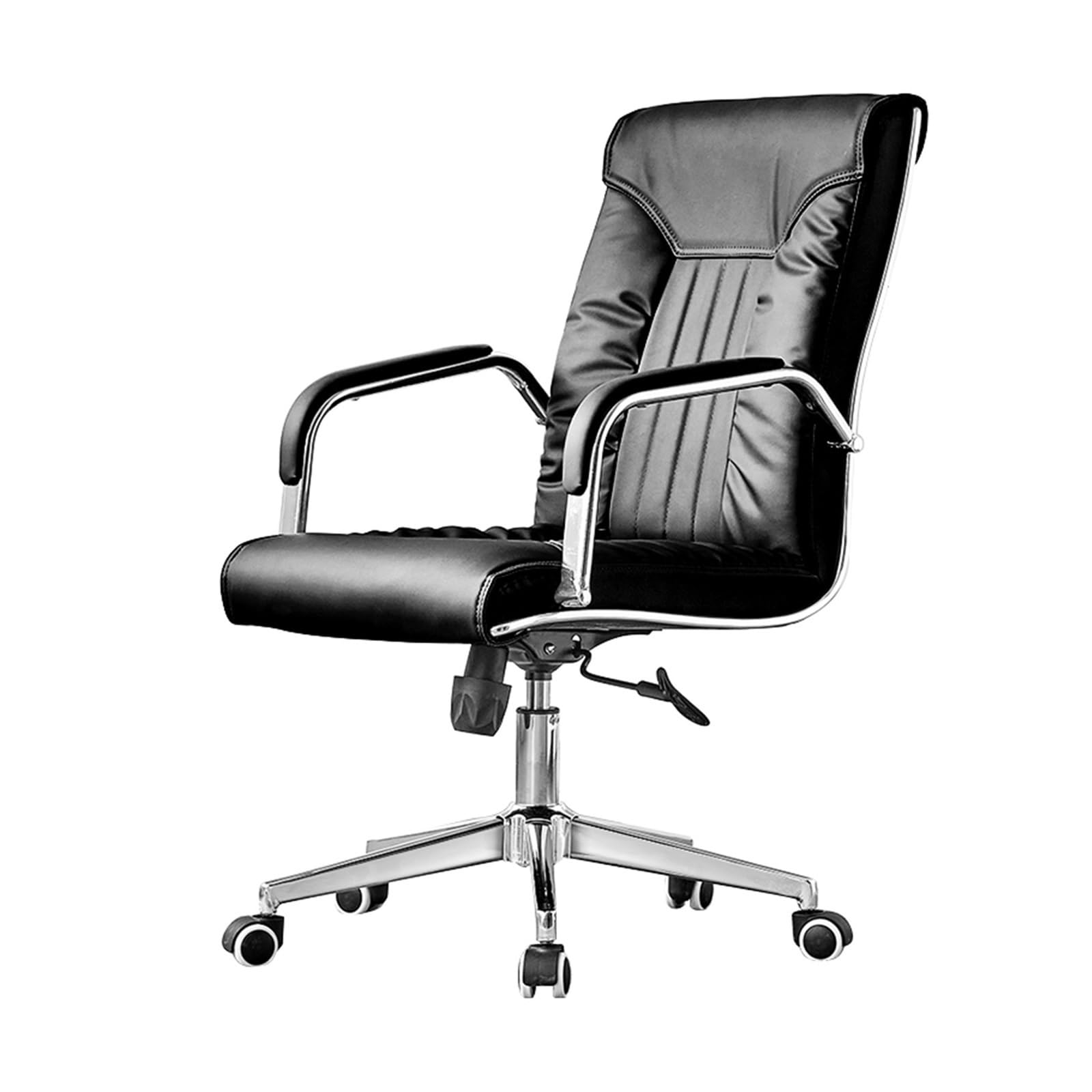 TBSZCM Arbeitsstuhl, Chefsessel, Bürostuhl mit hoher Rückenlehne, PU-Leder, Bürostuhl mit Armlehne, ergonomischer Schreibtischstuhl für Home-Office-Gaming-Stühle Run forward