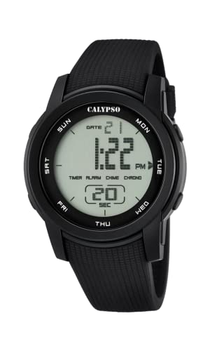 Calypso Unisex Digital Uhr mit Plastik Armband K5698/6