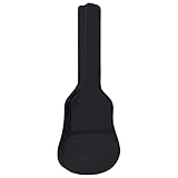 Lauuoeriau Home Items, Gitarrentasche für 3/4 Konzertgitarre, schwarz, 94 x 35 cm, Stoff, passend für Möbel, Schwarz