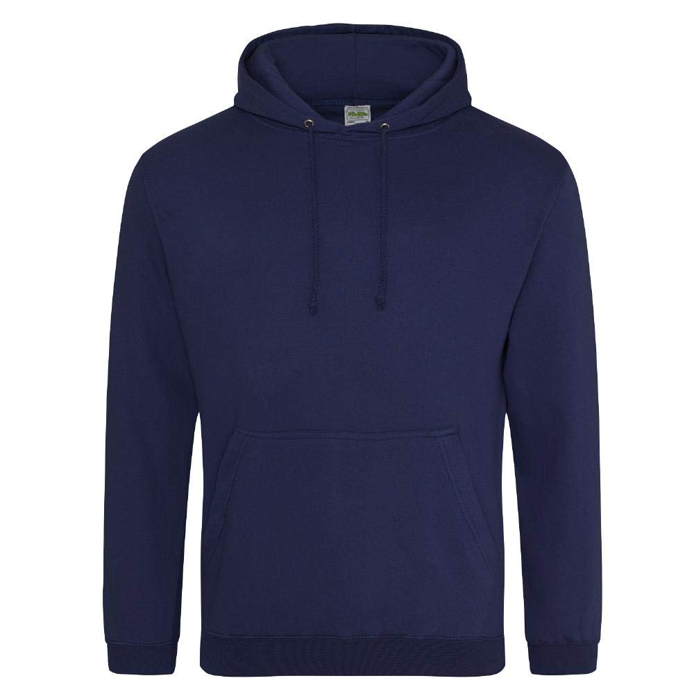 Just Hoods - Unisex College Hoodie/Oxford Navy, 4XL