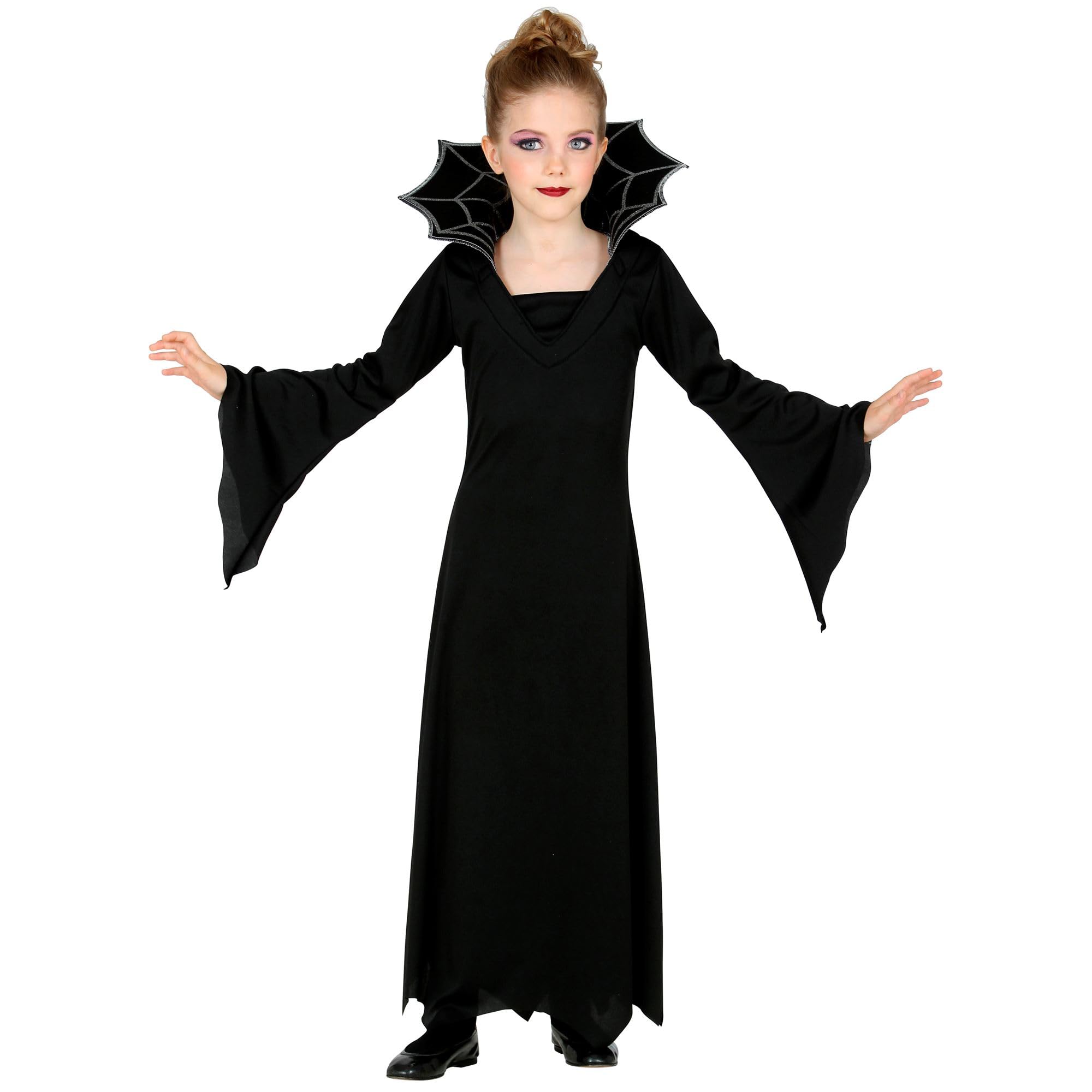 W WIDMANN MILANO Party Fashion - Kinderkostüm Vampir, Kleid, Gothic, Blutsauger, Halloween Verkleidung