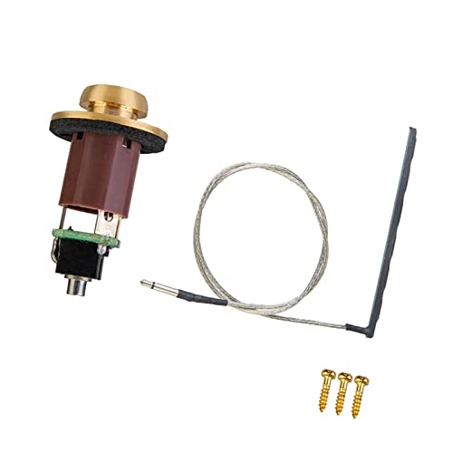 Gitarre Under-Saddle Pickup Pick-Up Piezo Kabel Stick 6,35mm Ausgang 2,5mm Eingang Endpin Jack Für Akustische Gitarre Ersatzteile für Akustikgitarren