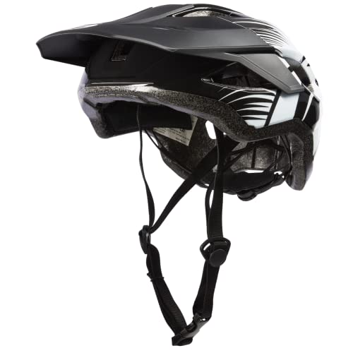 O'NEAL | Mountainbike-Helm | Enduro All-Mountain | Übertrifft die Sicherheitsnormen EN1078 & CPSC für Fahrradhelme | Matrix Helmet Split V.23 | Erwachsene | Schwarz/Weiß | XS/S/M (54-58 cm)