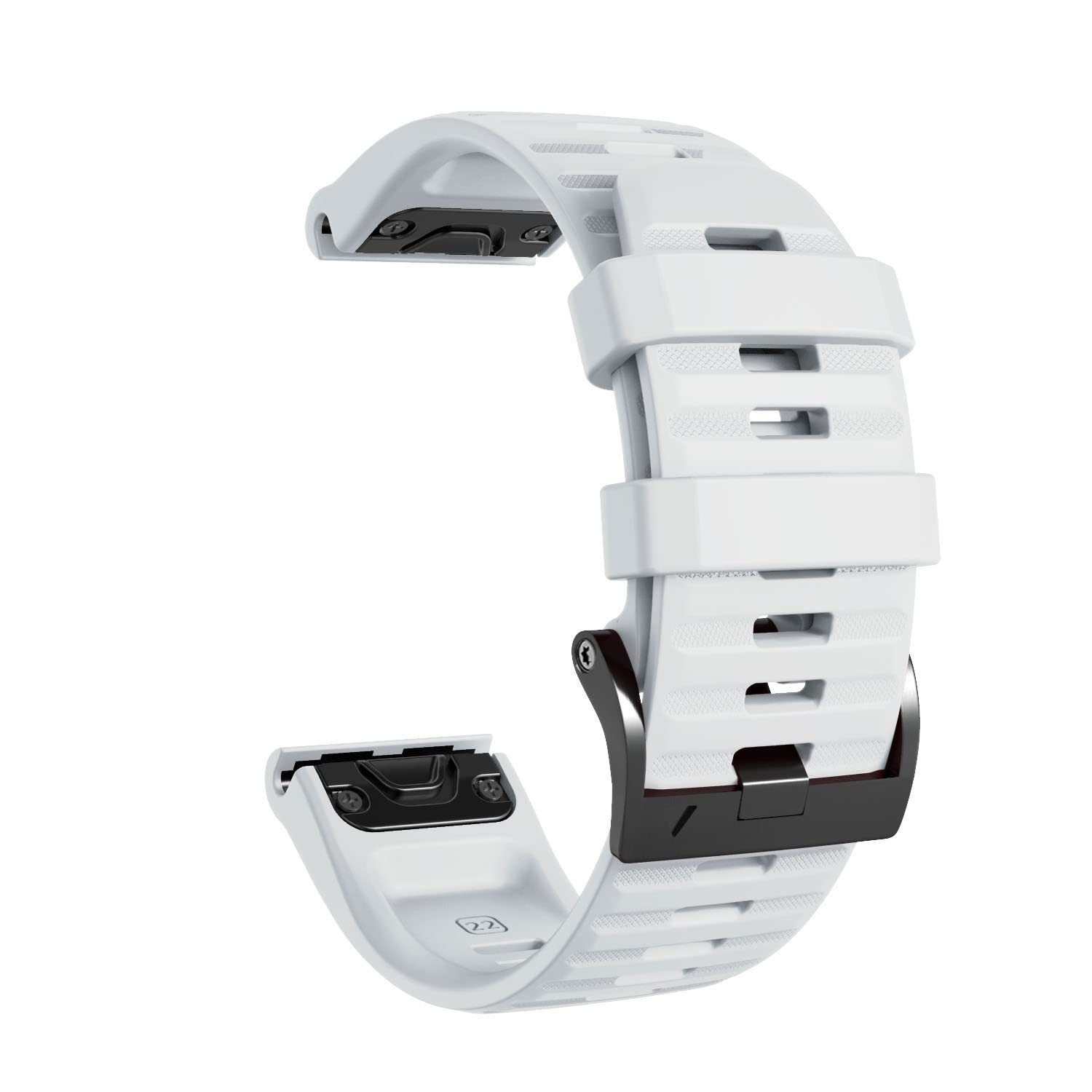 OPKDE Sport-Silikon-Uhrenarmband für Garmin Fenix 7, 7X, 6, 6X, Pro, 5X, 5 Plus, 3HR 935, 22 mm, 26 mm, EasyFit, Schnellverschluss-Armband, 26mm Fenix 6X 6X Pro, Achat