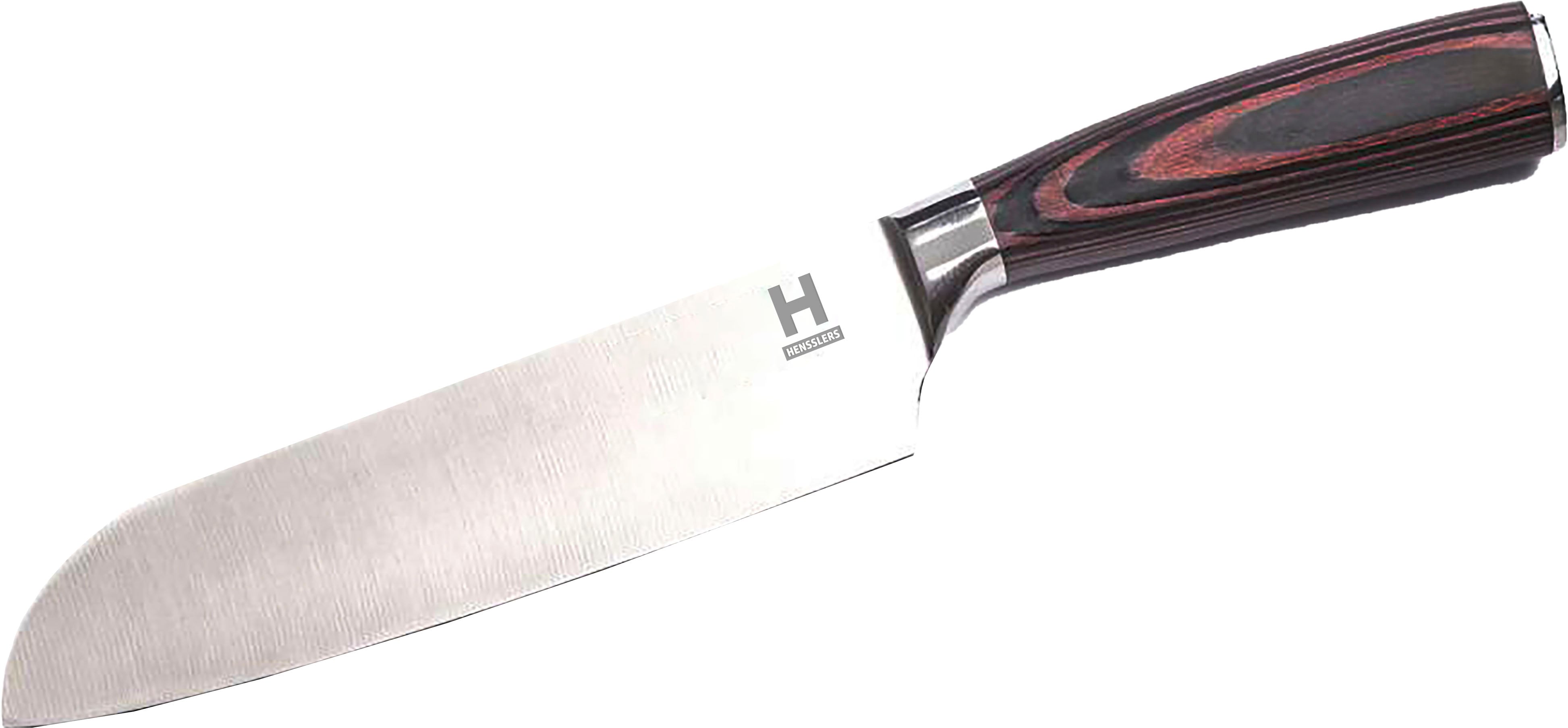 HENSSLERS Allzweckmesser, (1 tlg.), Santoku, Edelstahl, extrem scharfe 17cm lange Klinge