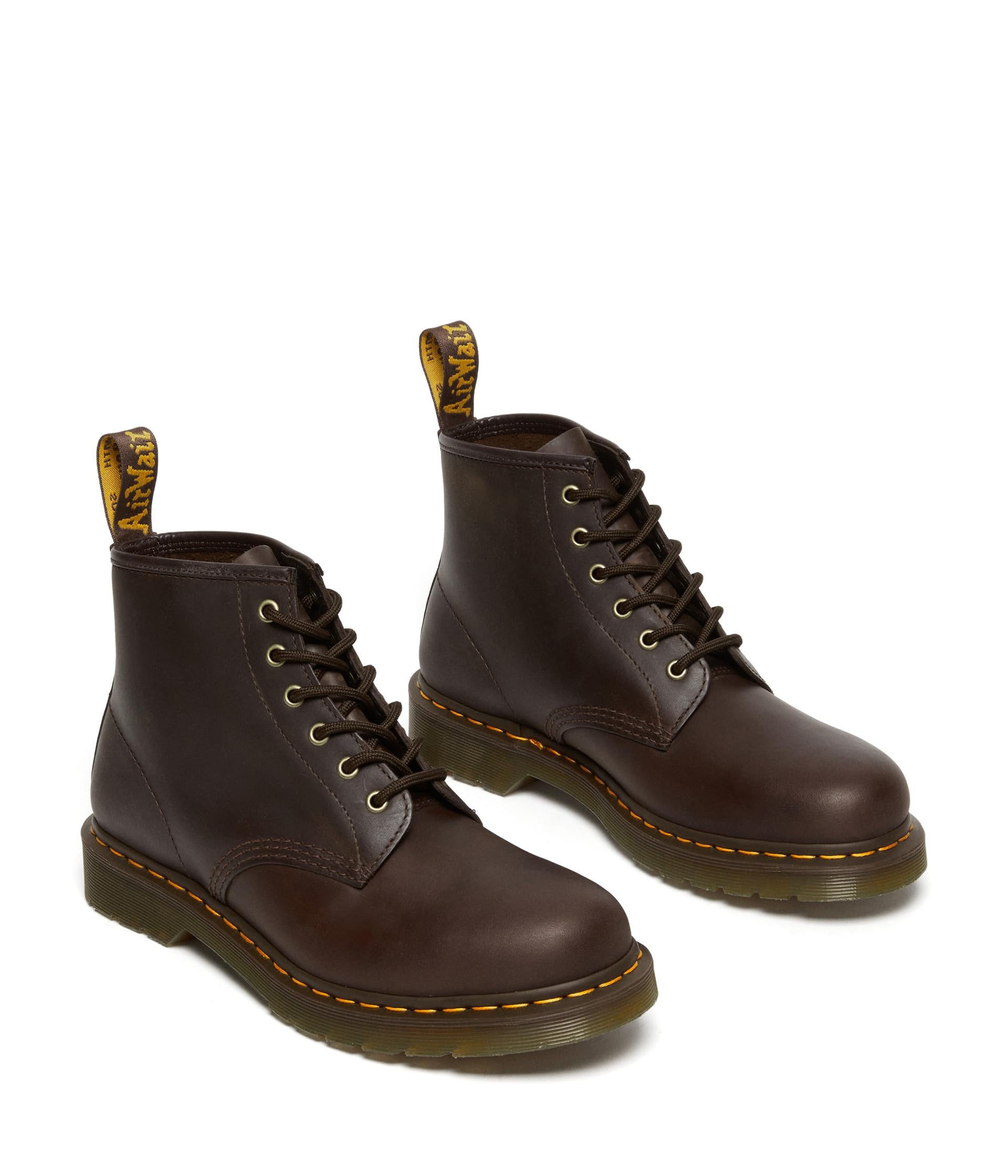 Dr. Martens Unisex 101 cm 101 STK, Dark Brown Crazy Horse, 47 EU