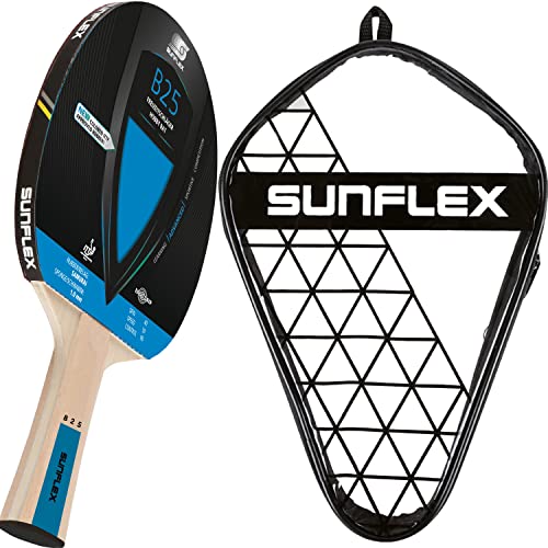 Sunflex B25 Tischtennisschläger + Tischtennishülle Single | Tischtennisschlägerset | Tischtennis Hobby Set