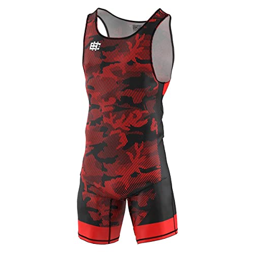 Kinder Wrestling Trikot Havoc, Leotard Singlet Vest Kids Bodysuit Atmungsaktiver Material, Ringer Trikot