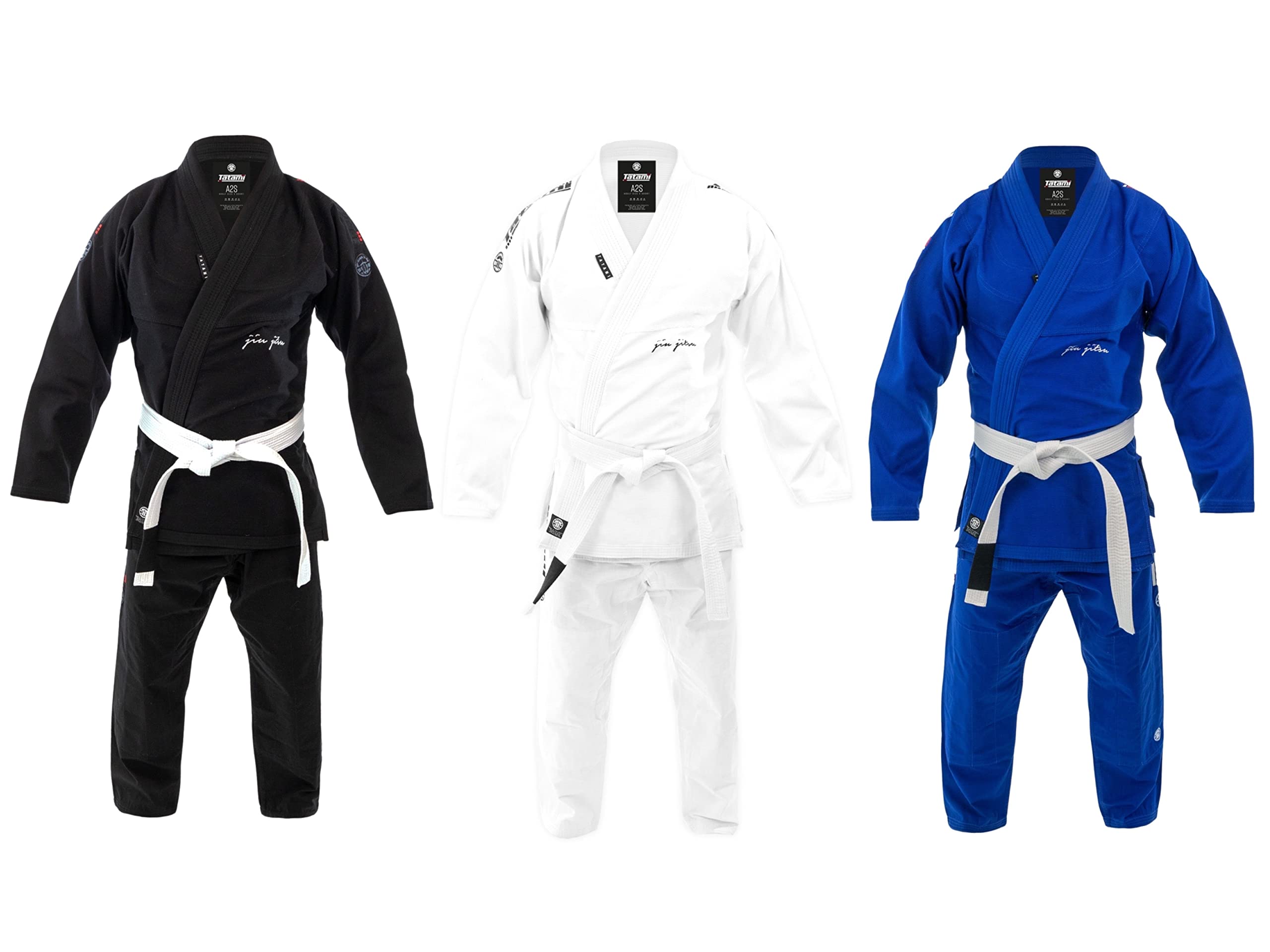 Tatami Fightwear Elements Superlite BJJ Gi | Brasilianischer Jiu Jitsu Gi Kimono für Herren, inklusive Hose und weißem Gürtel, IBJJF-konform, Training und Wettbewerbe, getragen von Profis, entworfen