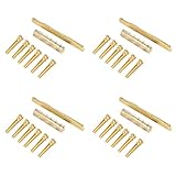 SICOSALT 24 Stueck Gitarre Messing Bruecke Pins Sattel Mutter Ersatzteile Fuer Akustische Gitarre