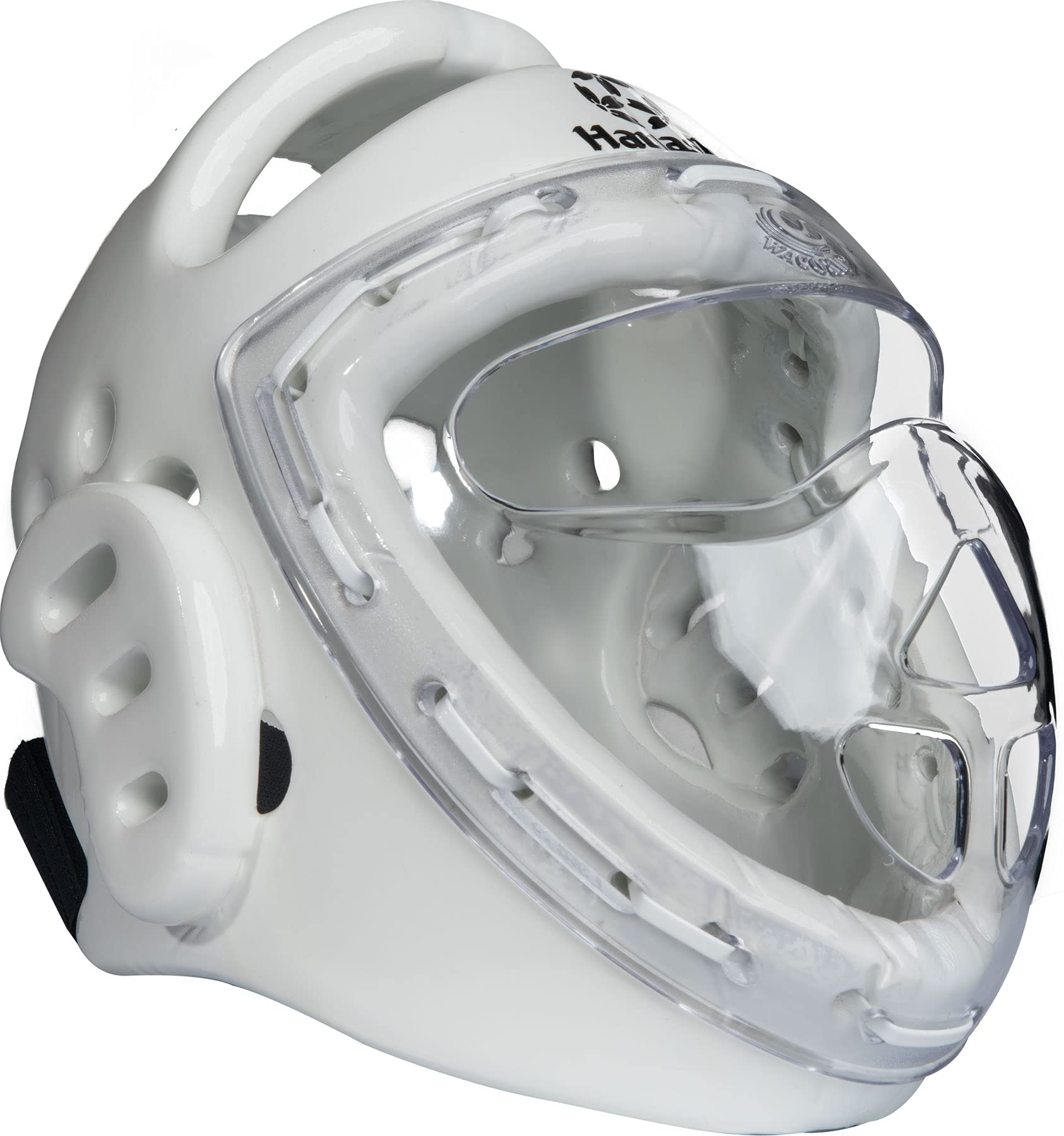 Hayashi Kopfschutz mit Maske - Weiss, Gr. S