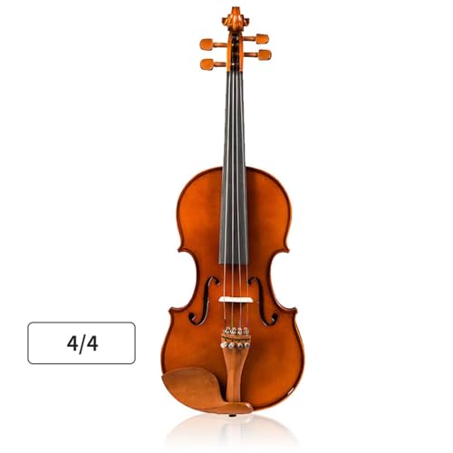 Standard Violine Massivholz Violine Leistung Praxis 4/4 Natürliche Luftgetrocknete Instrument Dreieck Hardcase(Spruce gloss)