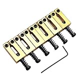 6Pcs 10 5mm Gitarre Brücke Sättel Messing Tremolo Brücken Sattel Elektrische Gitarre Brücke Sättel Gitarre Teile Ersatz