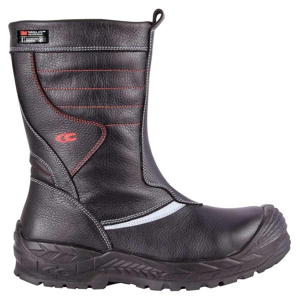 Cofra 13560-000.W42 HERRAN S3 WR CI HRO SRC Sicherheitsstiefel, Schwarz/Grau, Größe 42