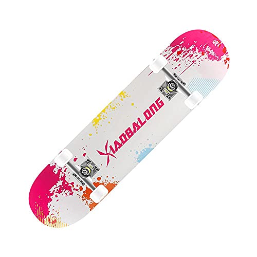 31-Zoll-Skateboard, komplettes Skateboard aus 8-lagigem Ahorn von ConcAIRL, Skateboards für Mädchen, Erwachsene, Anfänger und Teenager.