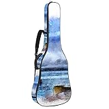 Gepolsterte Gig-Tasche - Rucksack Schultergurt, Tragegriff & Tasche ， Aquarell Coastal Lighthouse