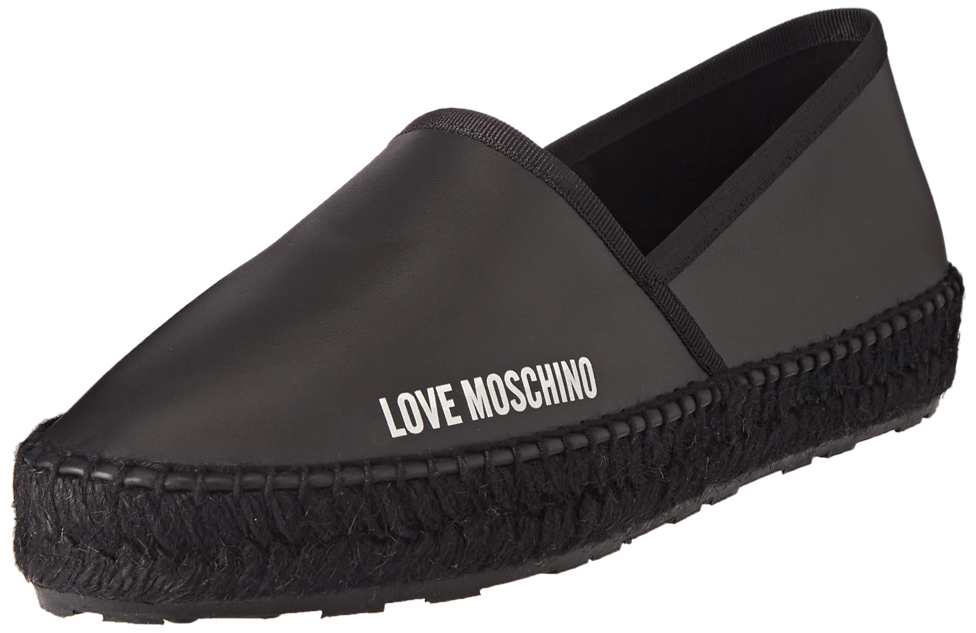 Love Moschino Damen Neue Vorkollektion Frühling Sommer 2022 Hausschuh, Schwarz, 36 EU