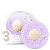 FOREO UFO 3 go Gesichtsmasken-Hautpflegegerät unterwegs – Feuchtigkeitscreme – Anti-Aging-Pflege – Vollspektrum-LED- und Rotlichttherapie – Thermotherapie – T-Sonic-Massage – kompakt – Lavender