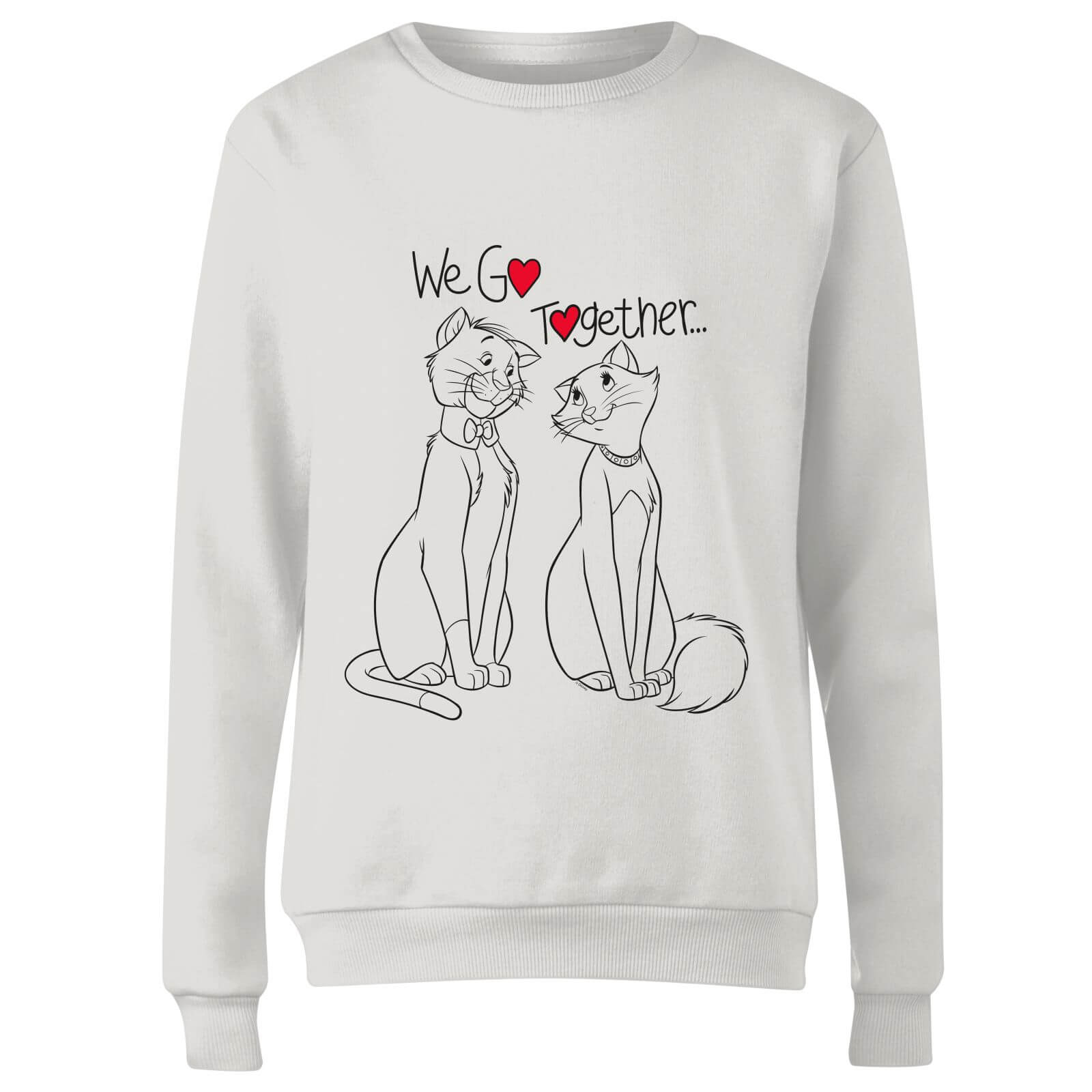 Disney Aristocats We Go Together Women's Sweatshirt - White - XS - Weiß 4