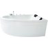 Basera® Indoor Eck-Whirlpool Badewanne Guam Rechts 2 Personen Classic 180 x 130 cm