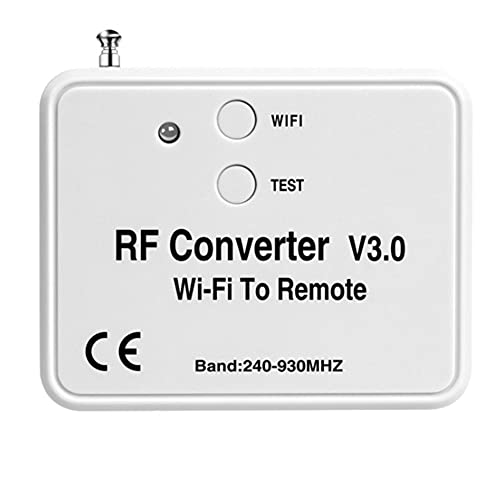 Glakyur Wifi Fernbedienung Konverter Rf Radio Frequenz Wifi Fernbedienung 240-930Mhz für Garagentor