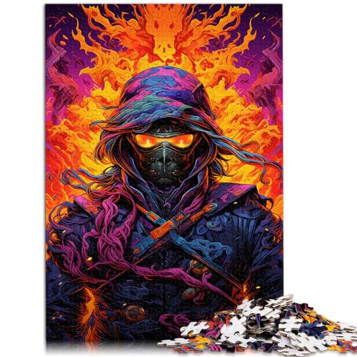 Puzzle für Puzzle Fantasy Japanischer Ninja Puzzle für Erwachsene 1000 Teile Holzpuzzle Lernspiel Heimdekoration Puzzle （50x75cm）