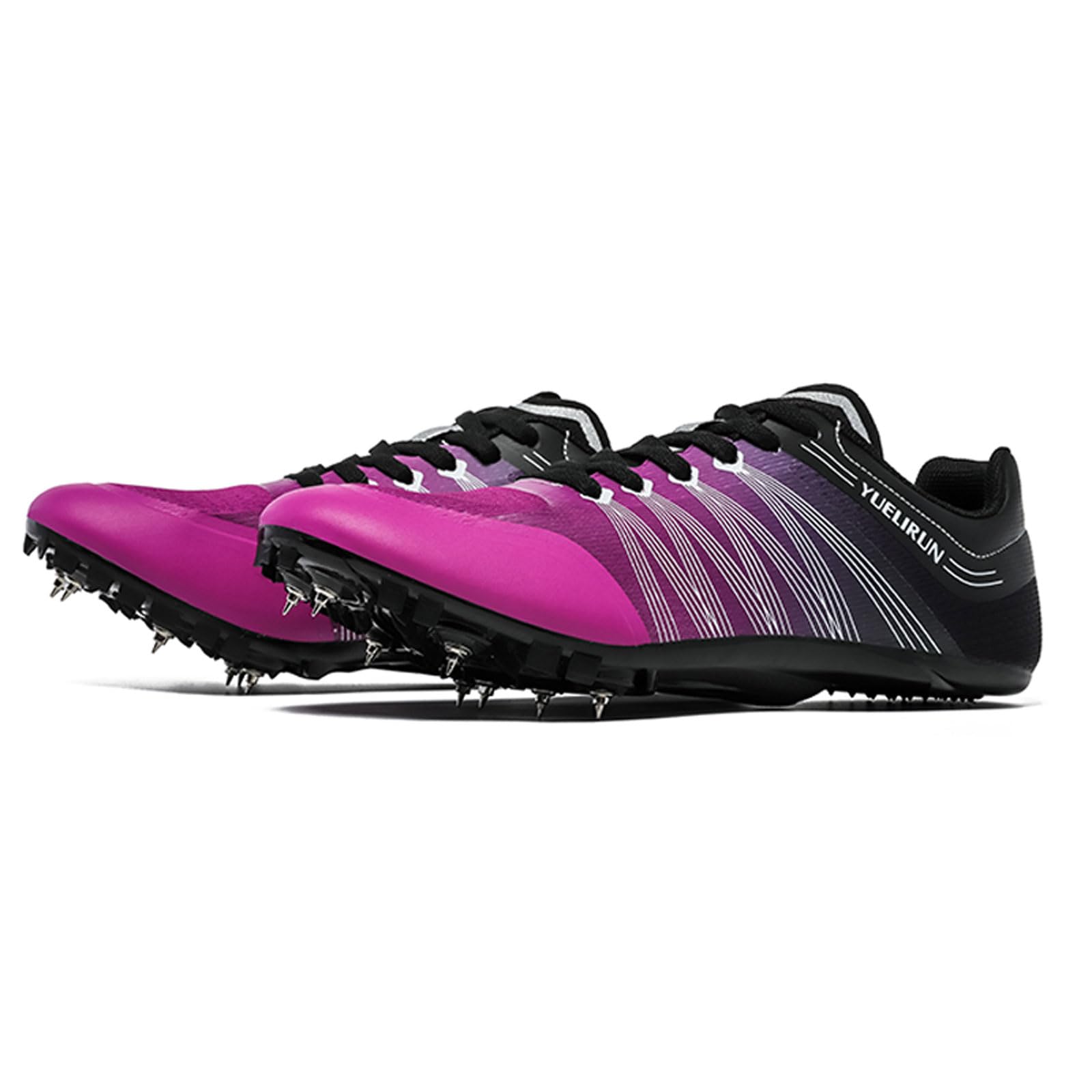 Zeihyeurus Leichtathletik Herren-Mittelstrecken-Laufschuhe Leichte Spikes Laufschuhe Track Spike Schuhe Weitsprung-Leichtathletikschuhe rutschfeste Leichte Gelten Jungen MäDchen Damen Herren