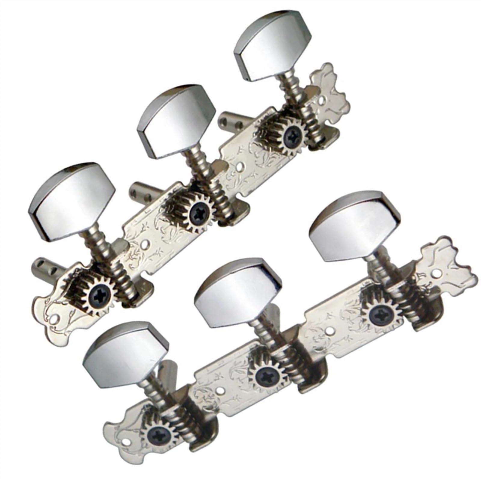 Strings Tuning Pegs Mechaniken Für Gitarre 3R 3L klassische Folk-Gitarrensaiten-Stimmstecker, Stimmgerät, Stimmschlüssel, Ersatzteile