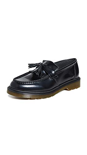 Dr.Martens Mens Adrian Black Leather Shoes 46 EU