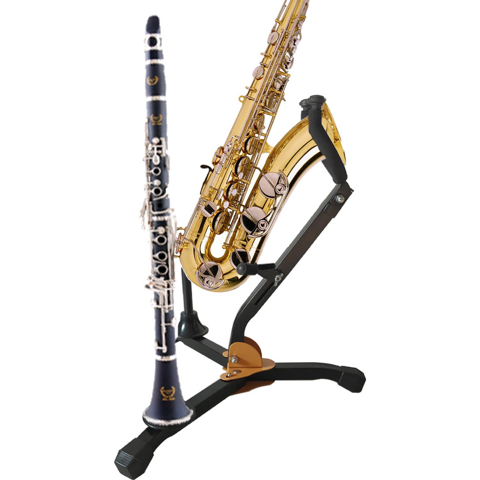 Saxophonständer Verstellbar Saxophon Tenorständer Dreieckige Basis Saxophonhalter Bedienen