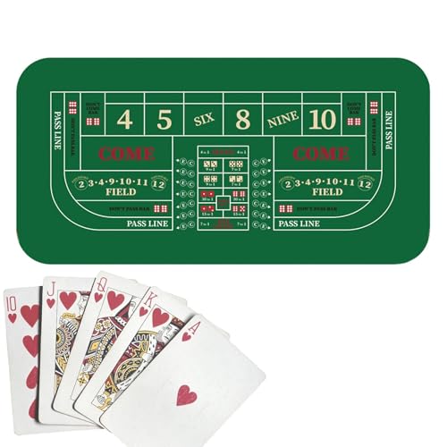 Pokertischdecke - Pokertischdecken, Spieltischdecke, Holdem-Pokermatte 120 X 60 Cm | Kartentischdecken, Pokermatte Für Tisch, Tischunterlage Für Pokerpartys, Spendenaktionen, Themenpartys, Zusammenkün