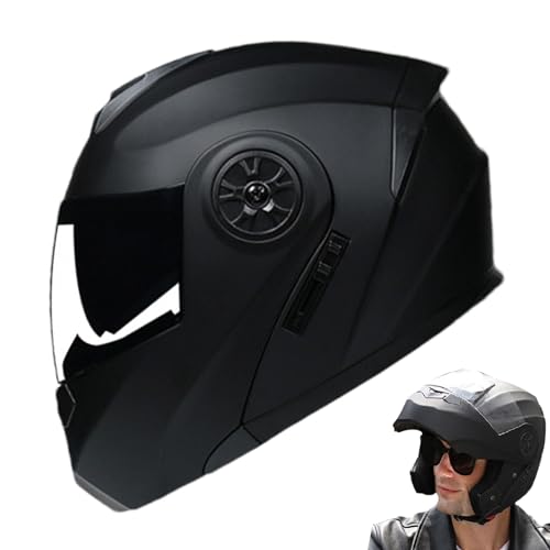 Takluu -Sport-Motorradhelme, Integralhelme für Erwachsene, Sonnenschutz für Erwachsene, Moto-Helme, Fahrrad-Rennhelme, Motorradhelme Motorrad-Integralhelme mit verstellbarem Riemen für das Radfahren