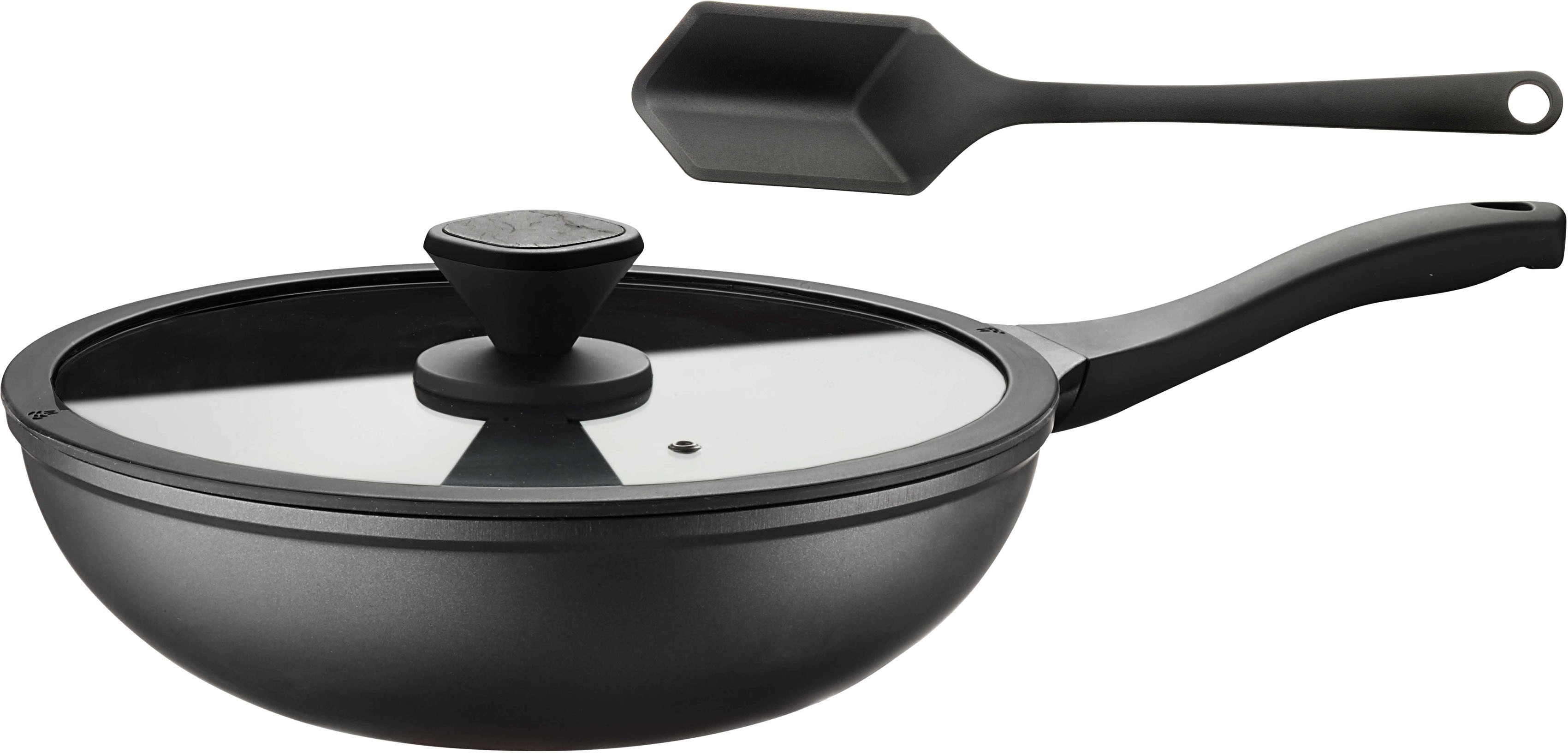 PINTINOX Wok "Pro", Aluminium, (Set)