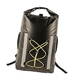 SUMMITDRAGON Trocken-Rucksack, wasserdicht, 30 l, mit Netztasche, verstellbarer Riemen, Roll-Top, Trockentasche für Kajakfahren, Rafting