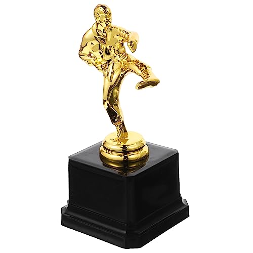 SWAYVES Taekwondo Trophäe Kampfsport Preiswinner Trophäe Pokal Kampfsportler Statue Zeremonie Preis Trophäe Preis Trophäe Pokal Kunststoff Souvenir/As Shown-1/16 * 8Cm