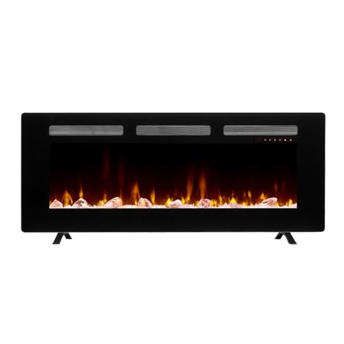 DIMPLEX - Elektrokamin Sierra 48" - LED-Lichter - App Steuerung - Realistischer Flammeneffekt - Knisternder Soundeffekt - Schwarz