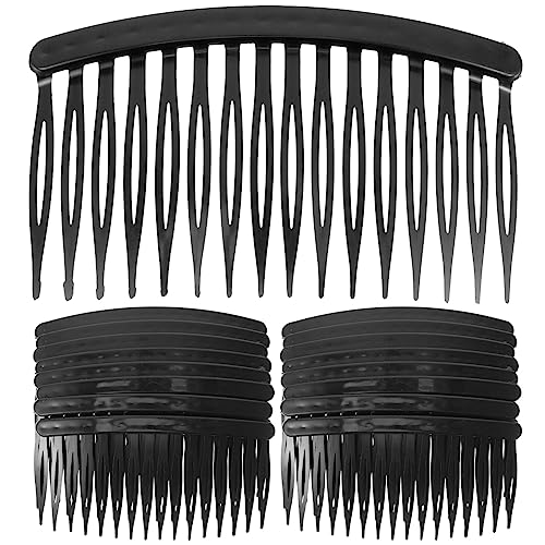 AIHEDOUJ 50 Stück 16 Braut-Haarspangen, kleiner Kamm, Pony, Haarspange, Hochzeit, Haarkamm, Zähne, Haarkämme, Clips, Kunststoffkamm, Haarnadel, Haarschmuck, eingesetzter Kamm, Kunststoff-Haarkamm,