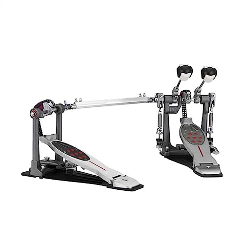 Schlagzeug pedal Trommel Bassdrum Pedal Hammer Schlaginstrument Trommelpedal (Color : Double)