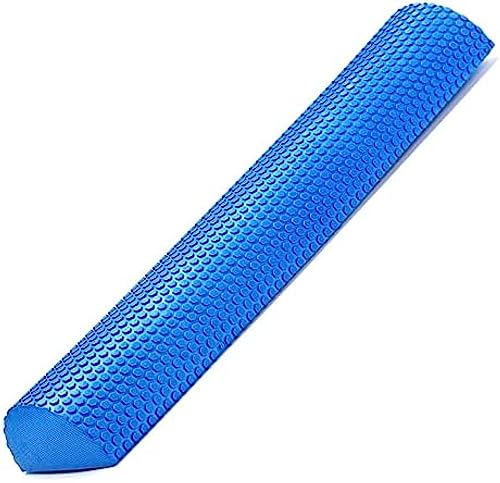 Halbrunde Eva-Schaumstoffrolle für Yoga, Pilates, Fitnessgeräte, Balance-Pad, Yoga-Blöcke mit Massage-Schwimmpunkt, blau, 60 cm