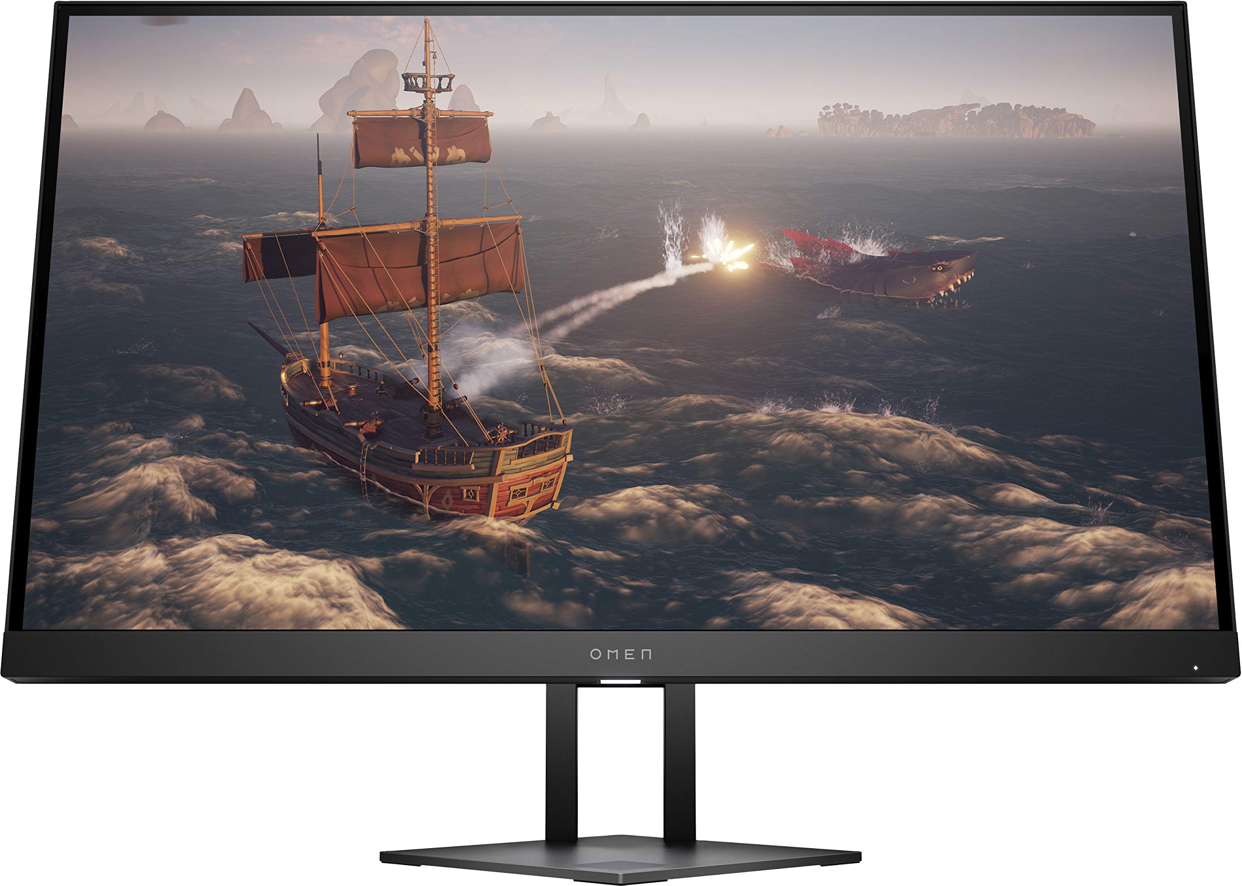 OMEN 27i 2K Gaming Monitor - 27 Zoll Bildschirm, QHD IPS Display, 165Hz, Adaptive Sync, HDMI, DisplayPort, 3xUSB, 1ms Reaktionszeit, höhenverstellbar, Ambient RGB, schwarz Refreshrate 165 Hz