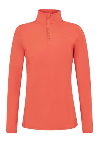 Protest Damen Oberteil Mit 1/4 Reißverschluss FABRIZ Stretch Tosca Red L/40