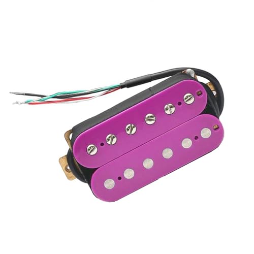 Lila E-Gitarre Humbucker Pickup Coil Spliting Pickup 4 Leiterkabel Kunststoffspule Single-Coil-Tonabnehmer (Color : Bridge)