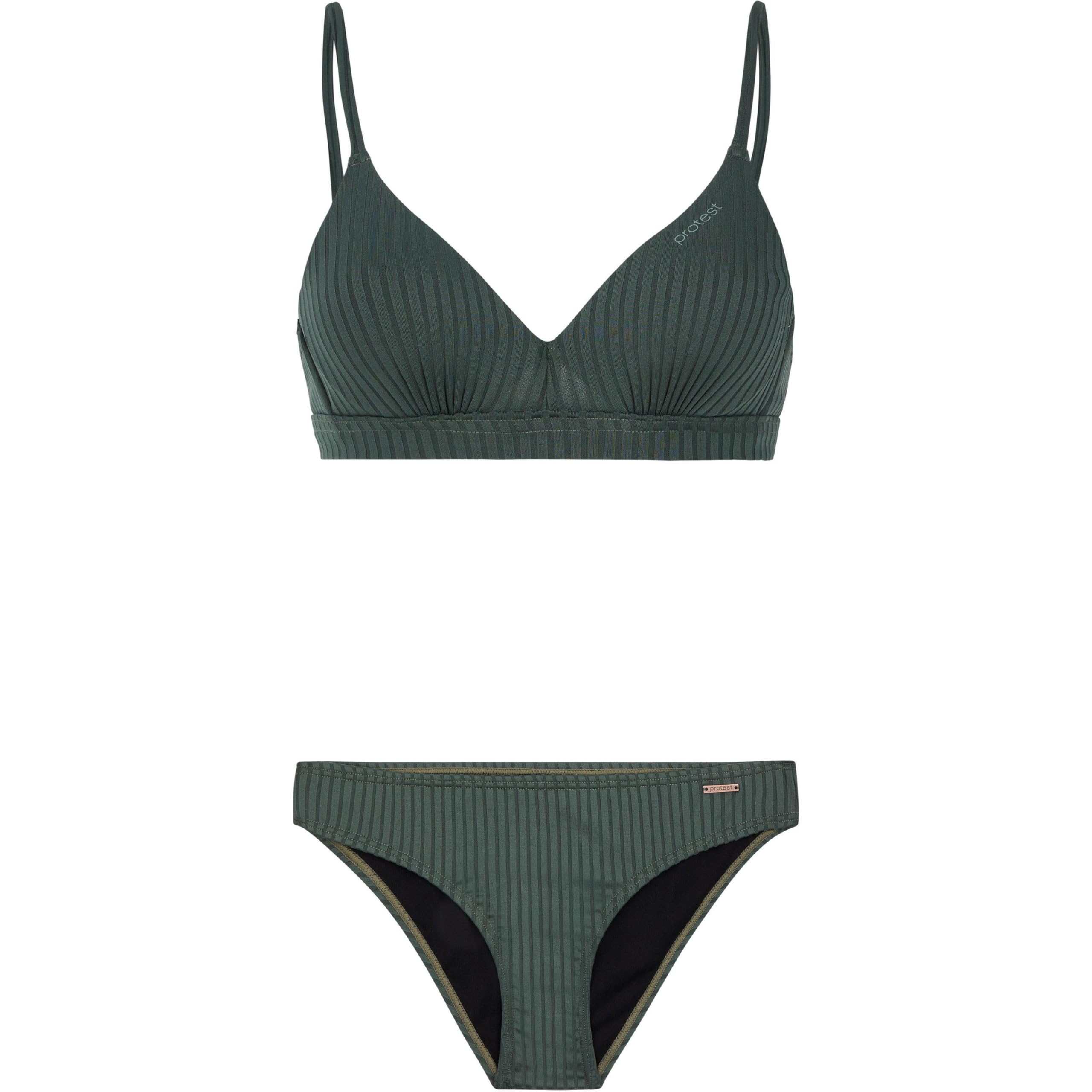 Protest Ladies, Women Triangel-Bikini PRTMANJA Wire Bikini BCD-Cup Huntergreen L40C