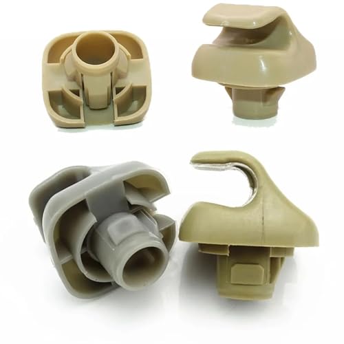 Car Inside Sonnenblende Für Civic FA1 FD1 FD2 2006-2011 Beige Elfenbein Grau Farbe Sonnenblende Halter Sonnenschirm Antidazzele Visier Clips Verschluss Vorderseite Sonnenblende(2PCS(Beige))