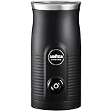 LAVAZZA a Modo Mio MilkEasy Milchaufschäumer 18200090 ( kaltes und warmes Aufschäumen, 460 Watt), Schwarz