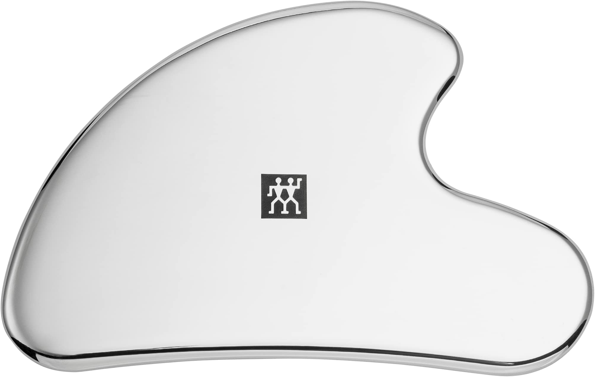 ZWILLING Gesichtsmassager (Gua Sha, Gesichtsbehandlung für Regeneration und Vitalität, Detox Effekt, Kühlung), Edelstahl, Premium, Silber