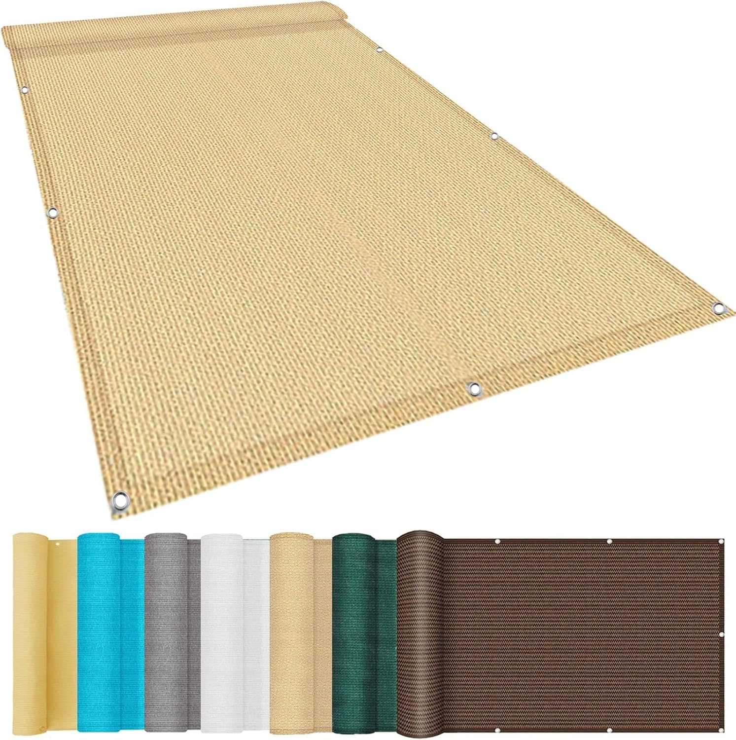 Sonnenschutz für Veranda, 1,6 x 3 m, Sonnenschutz, Sonnensegel, Jalousie, Markise, Outdoor, Sonnenschutz, 95% Beschattung, Isolierung, Beschattung, 95% UV-Schutz, gute Belüftung, für Veranda/Flur/