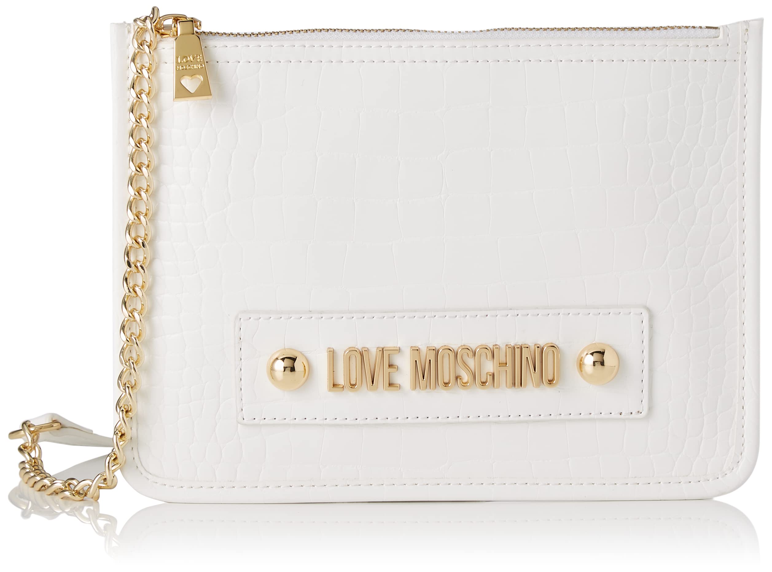 Love Moschino Damen Jc4433pp0fks0120 Umhängetasche, Weiß, Einheitsgröße