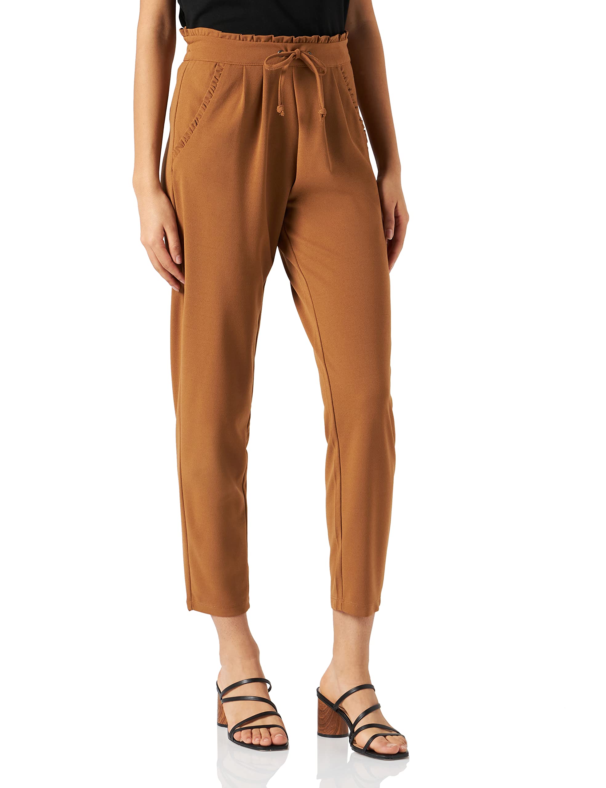 JdY Damen JDYCATIA New Ancle Pant JRS NOOS Hose, Toasted Coconut, XS/32