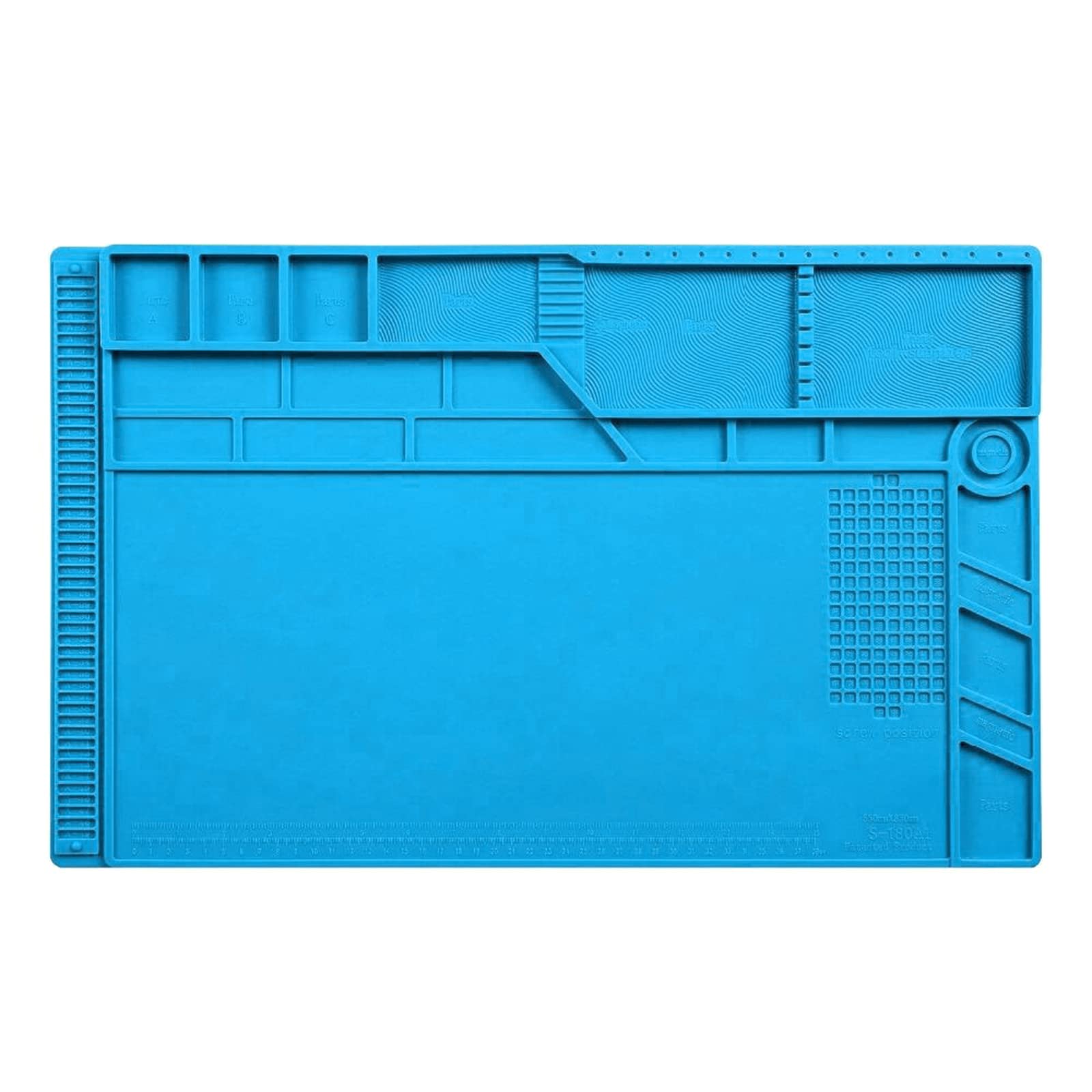 Isolierungs-Silikon-Lötmatte, hitzebeständig, ESD-Schweißpad, Reparaturwerkzeug-Set, Arbeitsmatte für Solderin-Station, Silikon-Arbeitsmatte, große Silikon-Arbeitsmatte für Handwerk,